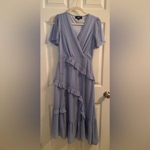 Blue lulus midi dress